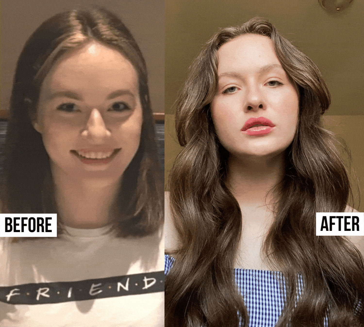 “I had damaged hair from box dye over the years in my teens” 👀 The