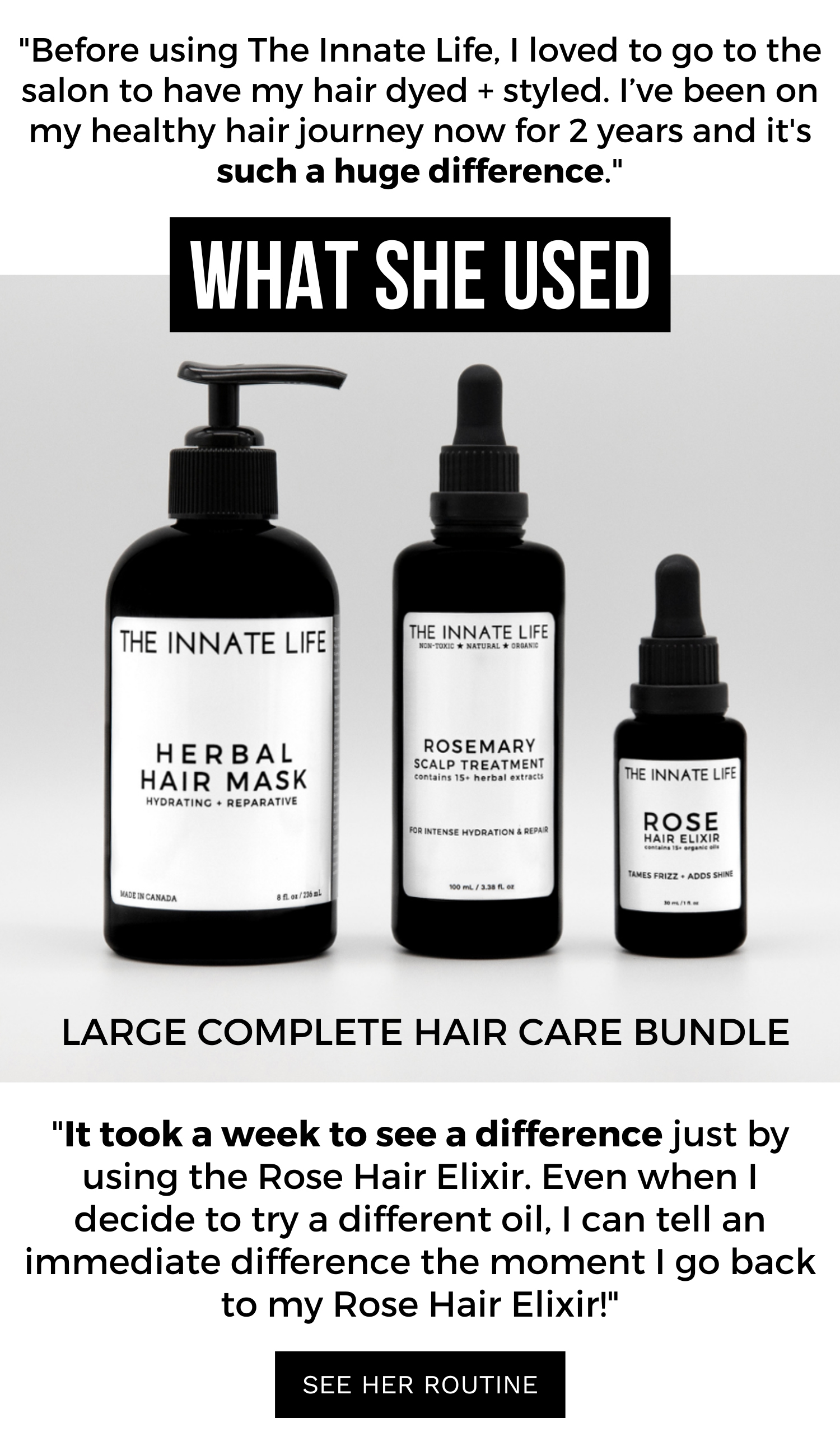 “After a really rough bleaching experience, I knew I needed to change