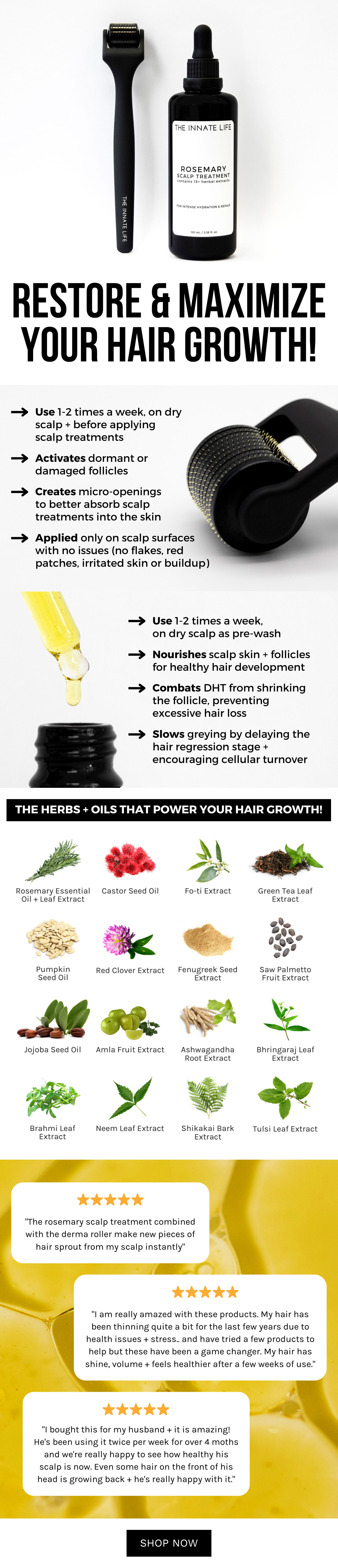 Need Some Hair Growth Support? 🌱 The Innate Life